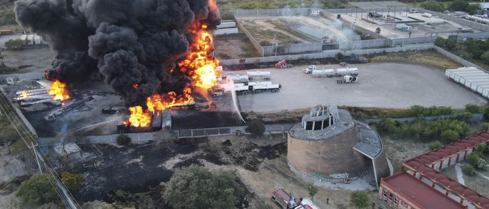 Incendio en empresa de hidrocarburos deja un muerto y cuatro lesionados en Pesquería, NL