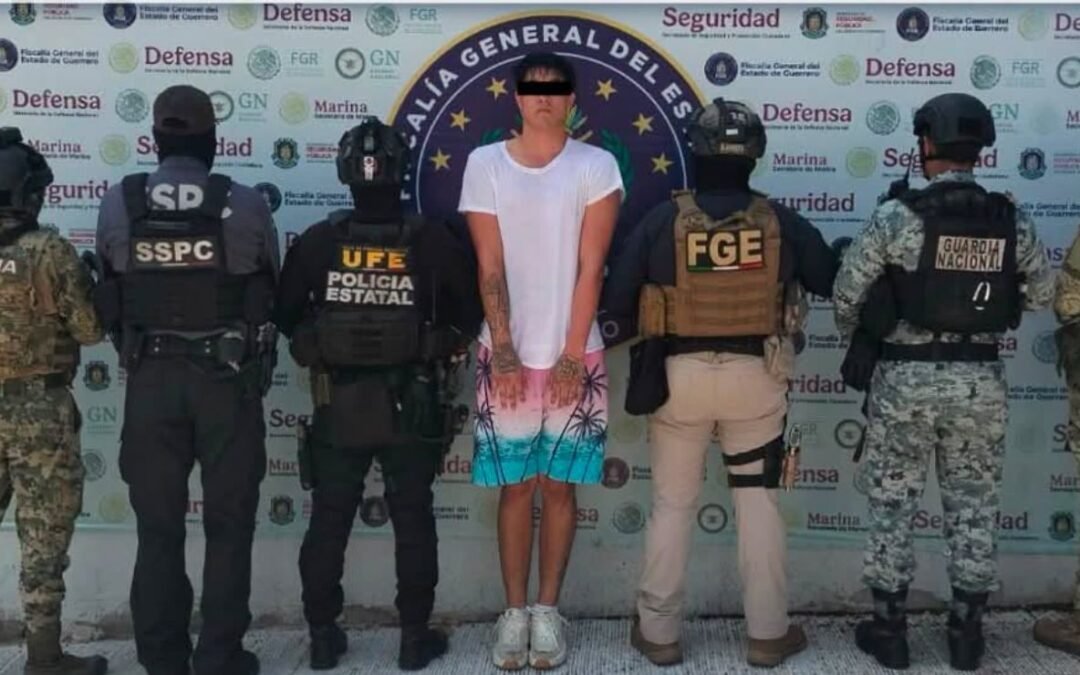 Detienen a ‘Palma’, miembro del CJNG y asesino de taxista en Acapulco
