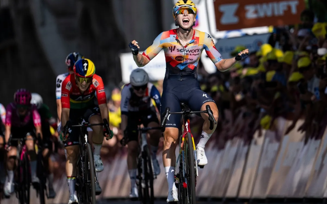 Lorena Wiebes se convierte en la primera líder del Tour de Francia Femenil