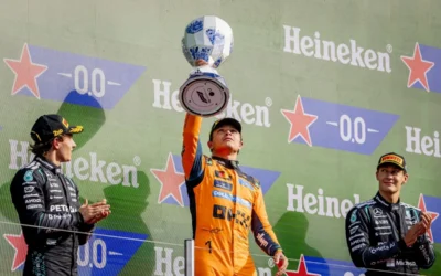 Lando Norris gana el caótico GP de Países Bajos