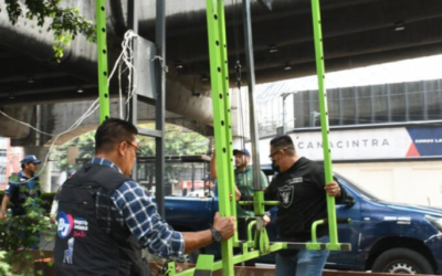 Les quitaron el changarro: retiran gimnasio ‘hechizo’ instalado en parque Miraflores, San Pedro de los Pinos