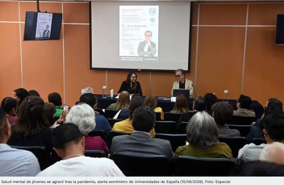 Salud mental de jóvenes se agravó tras la pandemia
