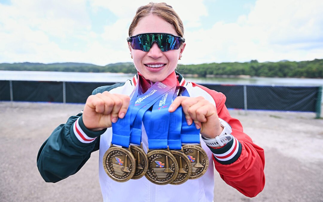 Beatriz Briones brilla con 5 oros en el canotaje de Santo Domingo 2026