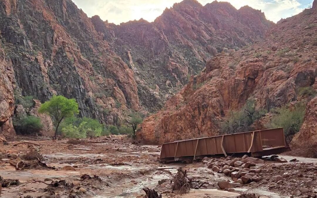 Un muerto y unos 15 desaparecidos tras inundación repentina en el Gran Cañón en Arizona