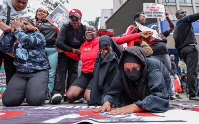 Se manifiestan madres en Nairobi por la desaparición de sus hijos a manos de la Policía
