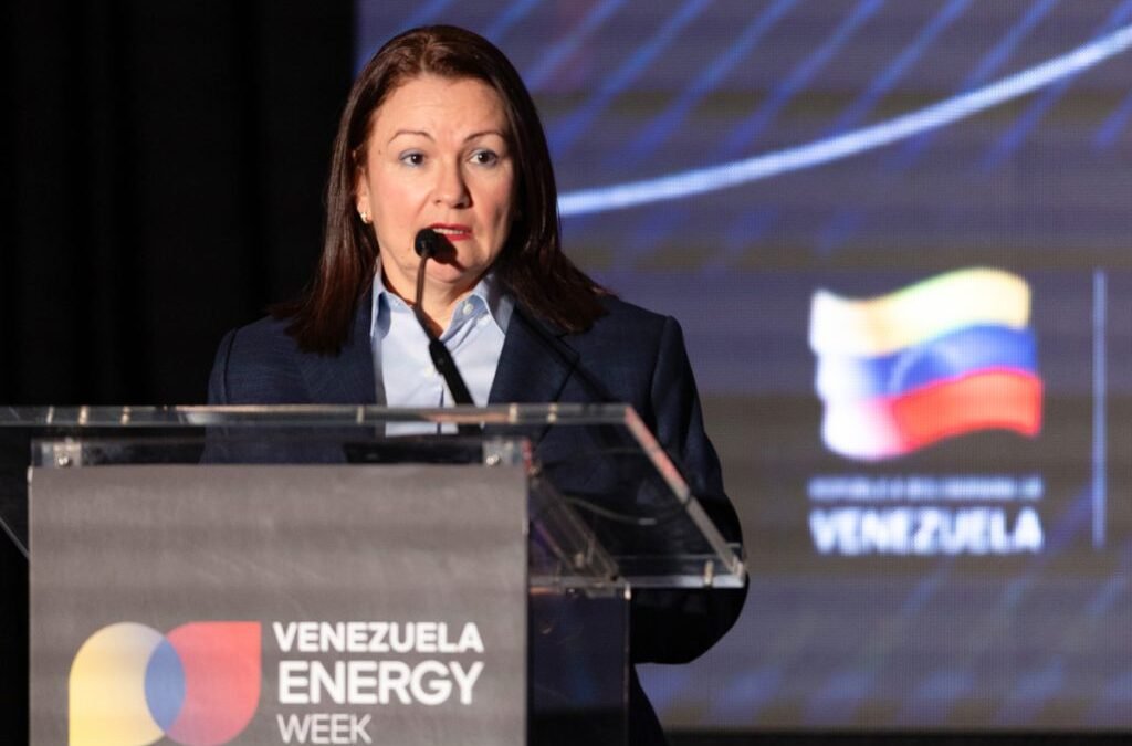 Ofrece ministra venezolana del petróleo a EUA un “abanico” de inversiones en crudo y gas