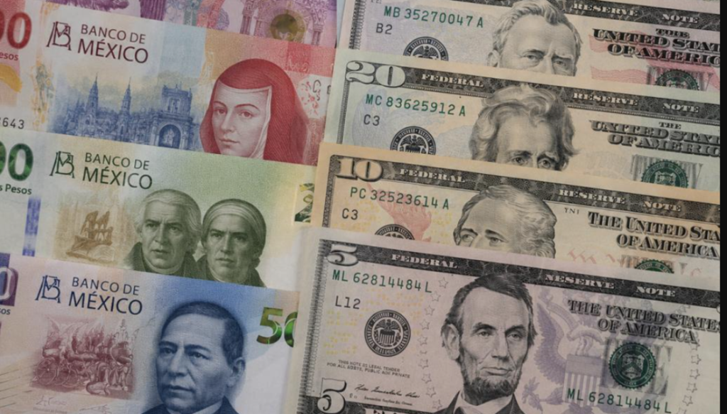 Peso gana terreno y roza las 16 unidades por dólar