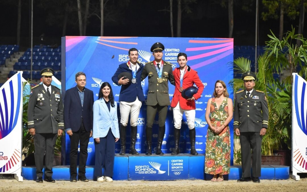 Destaca el equipo de salto ecuestre del Ejército Mexicano en los Juegos Centroamericanos y del Caribe 2026.