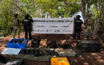 Otros 3 fuertes golpes dan las Fuerzas Federales a los narcos en 3 municipios de Sinaloa. ´