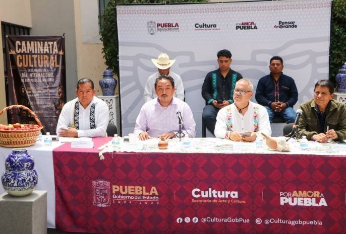 Siete pueblos indígenas de Puebla se reunirán en el Centro Histórico el 8 de agosto