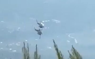 Helicópteros antiincendios chocan en Grecia; hay dos muertos y dos heridos