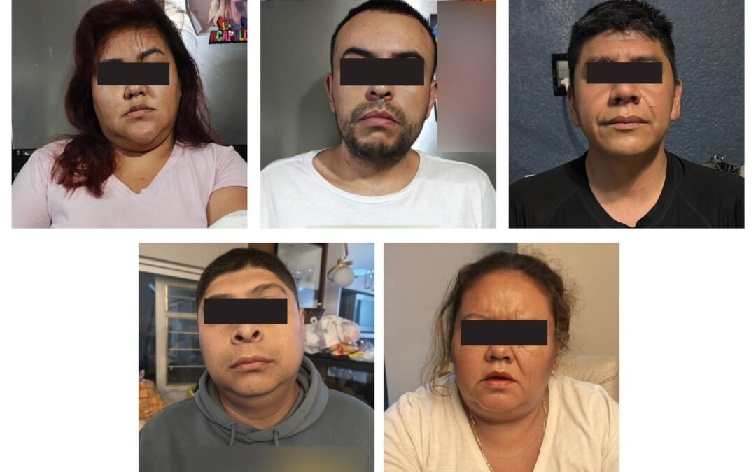 Caen cinco presuntos extorsionadores en CDMX; exigían 700 pesos semanales a repartidores de app