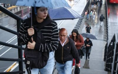 Afectaron lluvias el servicio del Metrobús en las líneas 1 y 7