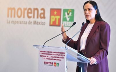 Ariadna Montiel pide a jóvenes de Morena fortalecer su formación política