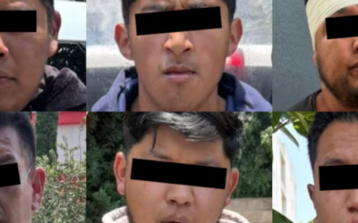 Capturan a 6 lacras  que extorsionaban a repartidores de aplicación.