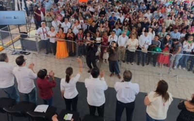 Encara CNTE a Sheinbaum durante su gira por Oaxaca