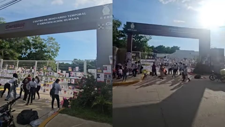 Buscadoras de Sinaloa protestan por saturación de las instalaciones para resguardar cuerpos y llevar a cabo pruebas genéticas