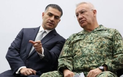 Afinan el Gral. Trevilla y García Harfuch la seguridad para aguacateros en Michoacán.