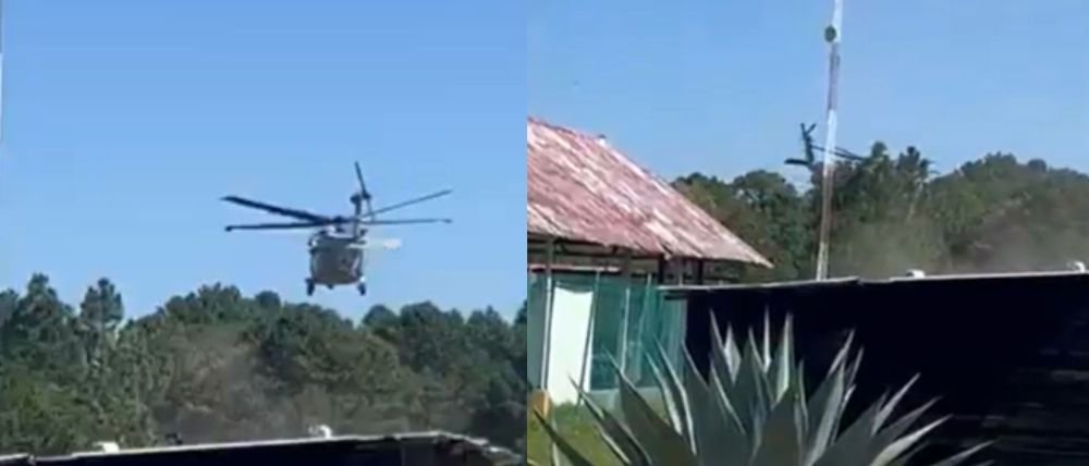 Helicóptero de la Defensa aterriza de emergencia en Durango; hay siete lesionados