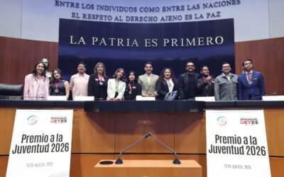 Entregan en el Senado Premio a la Juventud 2026