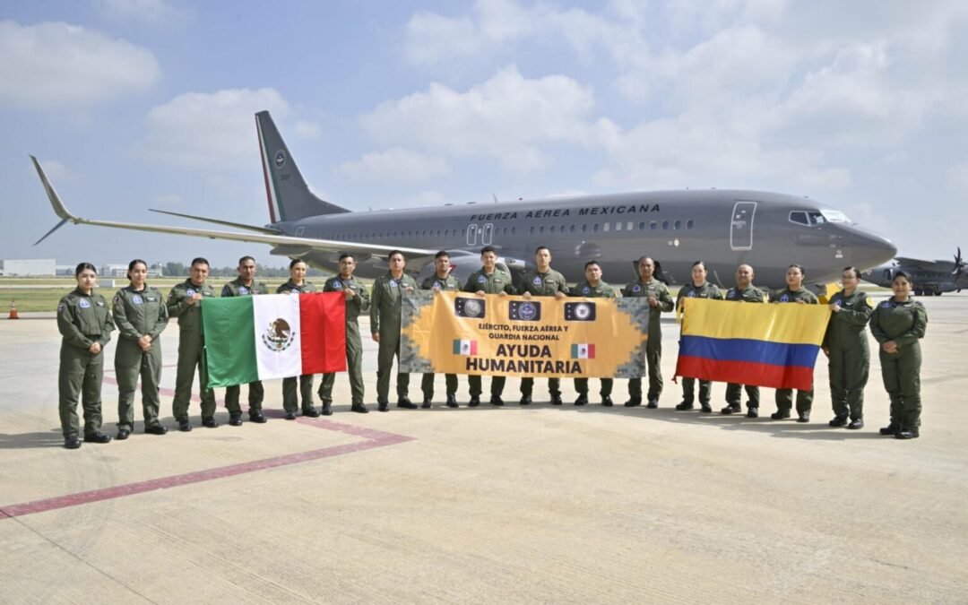 Envía México la primera parte de la Ayuda Humanitaria al pueblo de Colombia afectado por el sismo.