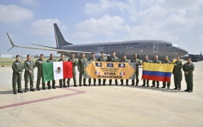 Envía México la primera parte de la Ayuda Humanitaria al pueblo de Colombia afectado por el sismo.