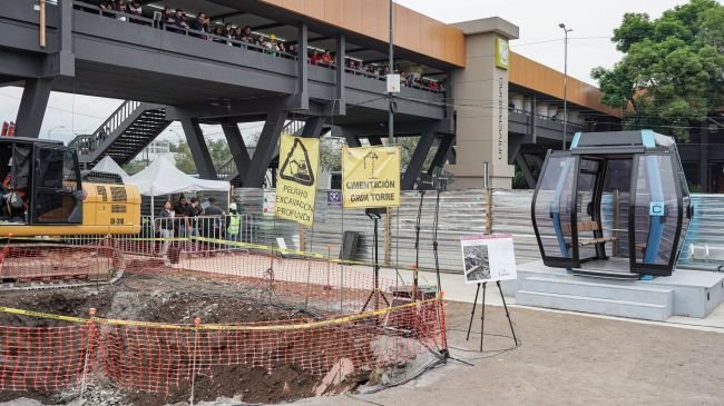 Reportan 20% de avance en Línea 4 del Cablebús