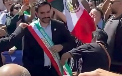 ¡Mamdani, hermano, ya eres mexicano! Alcalde de NY encabeza desfile por la Independencia de México