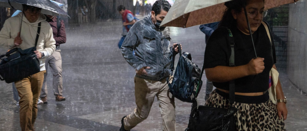 Prevén lluvias fuertes, granizo y actividad eléctrica hoy jueves 3 de septiembre en CDMX