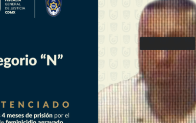 Sentencian a 93 años de prisión a Gregorio ‘N’, por asesinato de su pareja en Tláhuac