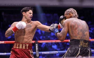 Ryan Garcia defiende título welter del CMB al vencer al británico Benn