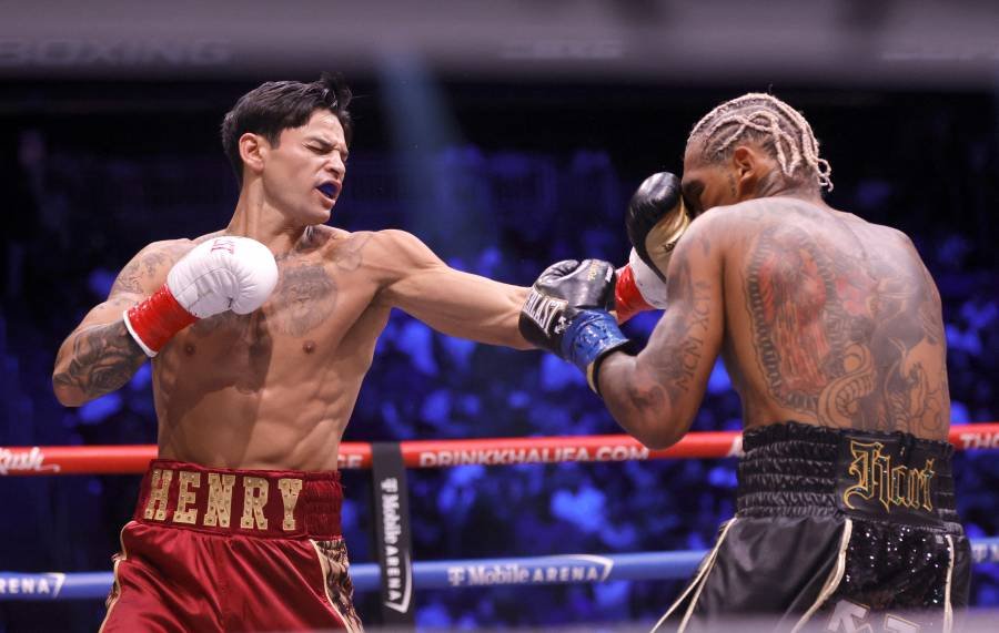 Ryan Garcia defiende título welter del CMB al vencer al británico Benn