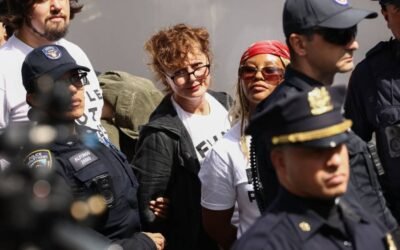 Detienen a Susan Sarandon y Hannah Einbinder en Nueva York durante movilización contra Benjamin Netanyahu