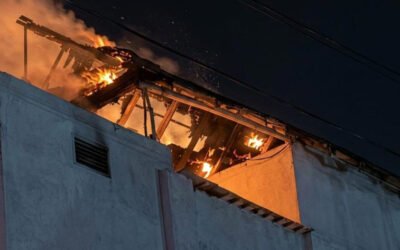 Se registra incendio en hotel de Río Lagartos, Yucatán