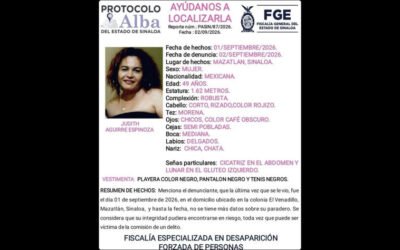 Localizan sin vida a mujer reportada como desaparecida en Mazatlán