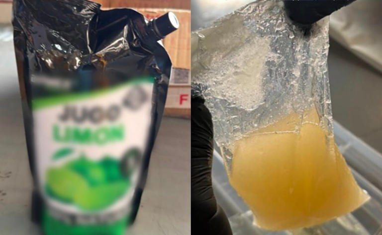Aseguran más de 10 kilos de metanfetamina en aeropuerto de Toluca