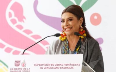 Agua y drenaje son prioridad para la Ciudad de México: Clara Brugada