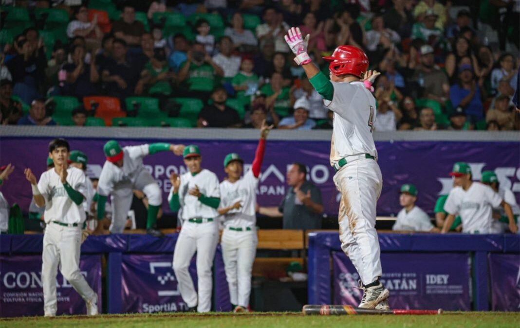 México vence a Cuba y avanza a la Súper Ronda del Mundial Sub 15 de beisbol