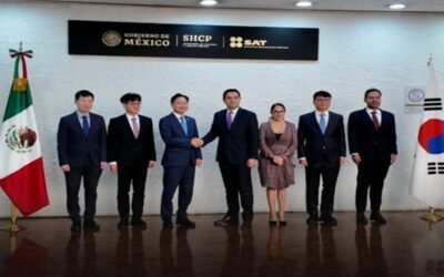 Reunión Fiscal bilateral entre México y Corea; ambos países cooperarán para fortalecer sistemas tributarios con uso de tecnología