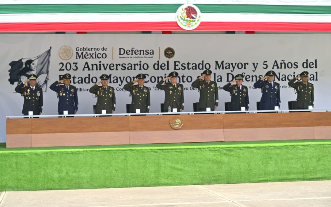 Cumple el Estado Mayor Conjunto del Ejército 203 años de evolución y profesionalismo al servicio de México. 