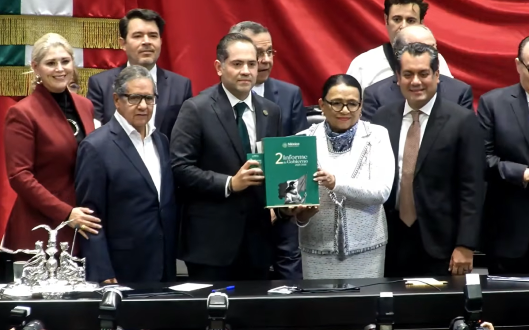 Rosa Icela Rodríguez entrega al Congreso el Segundo Informe de Gobierno de Sheinbaum
