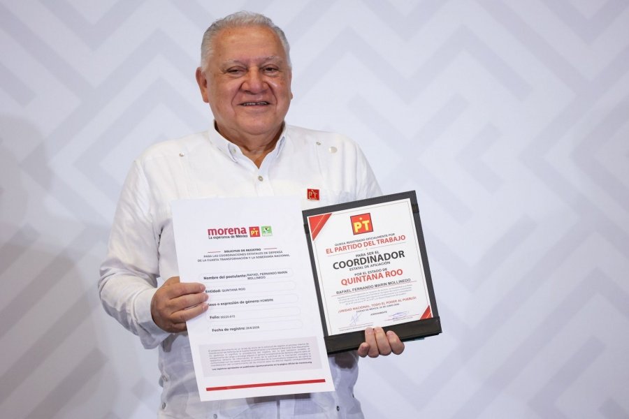 Rafael Marín confirma permanencia en Morena tras designación de Gino Segura