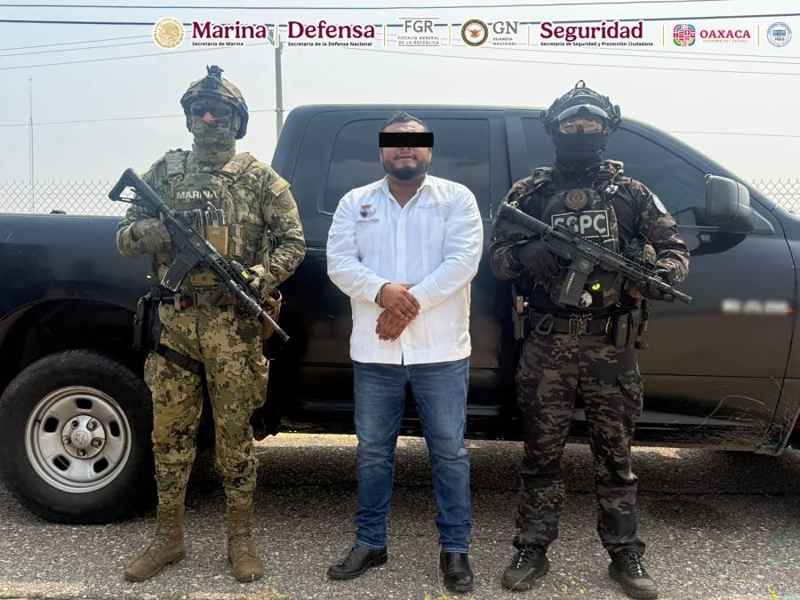 Detienen al Alcalde de Juchitán, Oax. por presunto vínculo con red criminal.