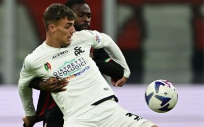 Daniel Maldini, del Cagliari, salió ileso de un accidente de tráfico