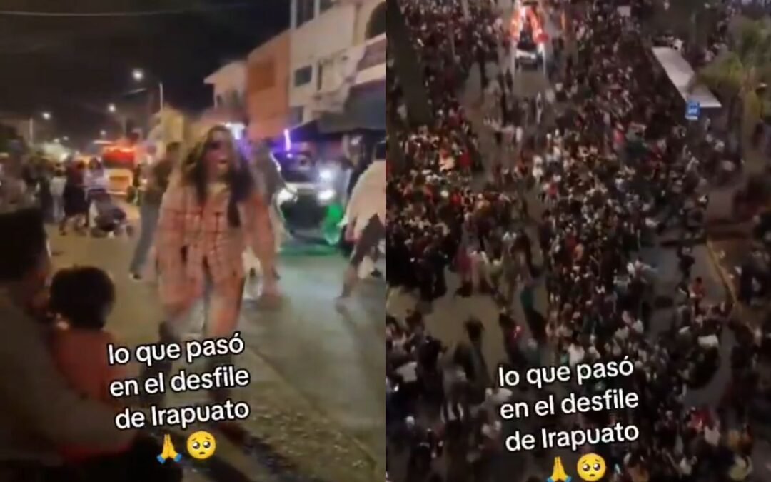 Desfile del Terror en Irapuato termina en estampida