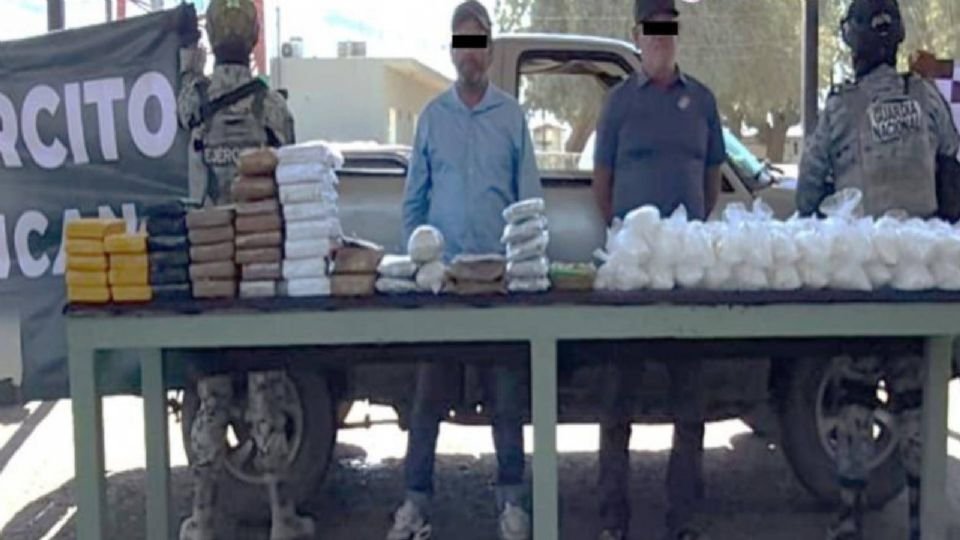Decomisan 341 kilos de narcóticos en operativos en Sonora y Baja California; hay dos detenidos