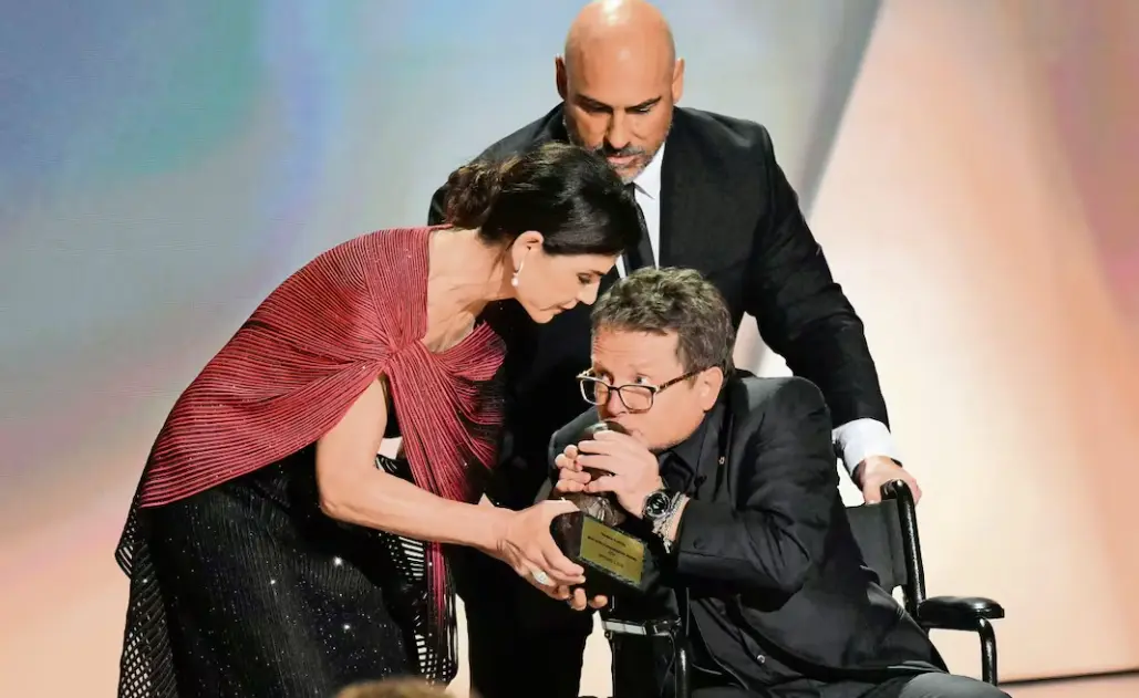 Michael J Fox recibe premio Emmy Humanitario en Ciudad de México