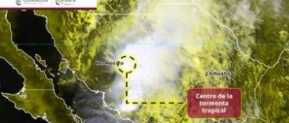 ‘Polo’ se debilita a tormenta tropical tras tocar tierra en Sonora