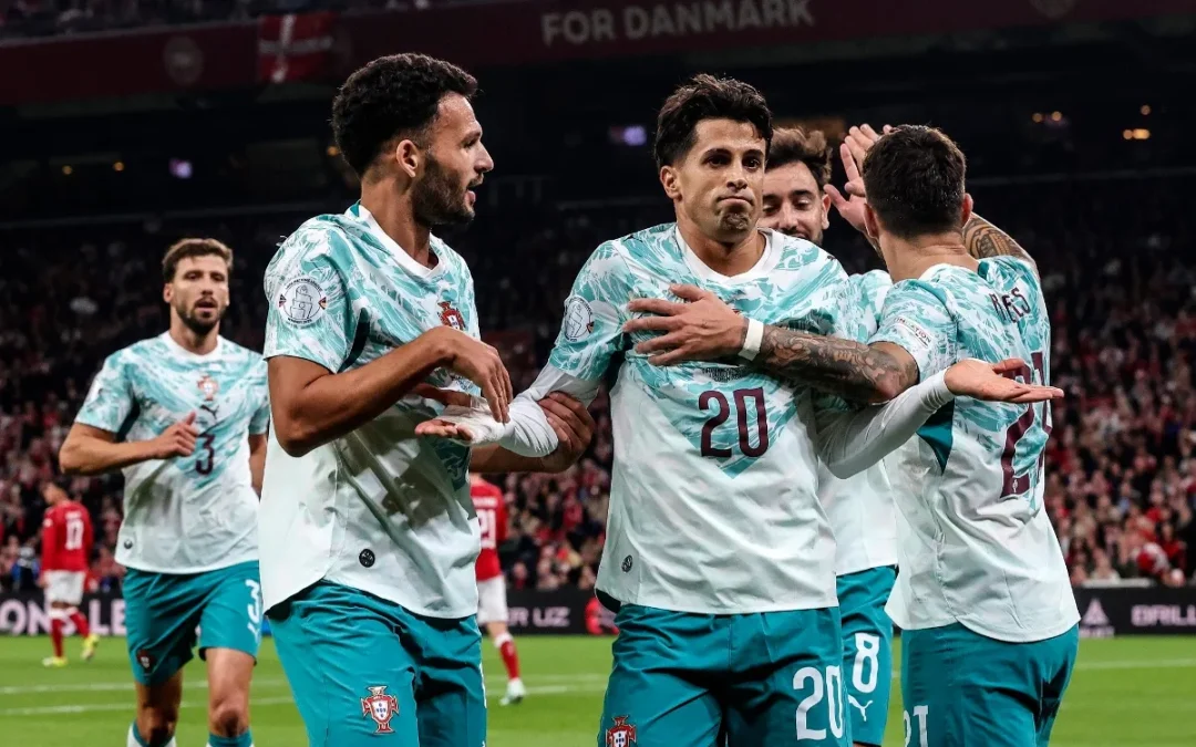 Portugal muestra su poderío y golea a Dinamarca sin Cristiano Ronaldo