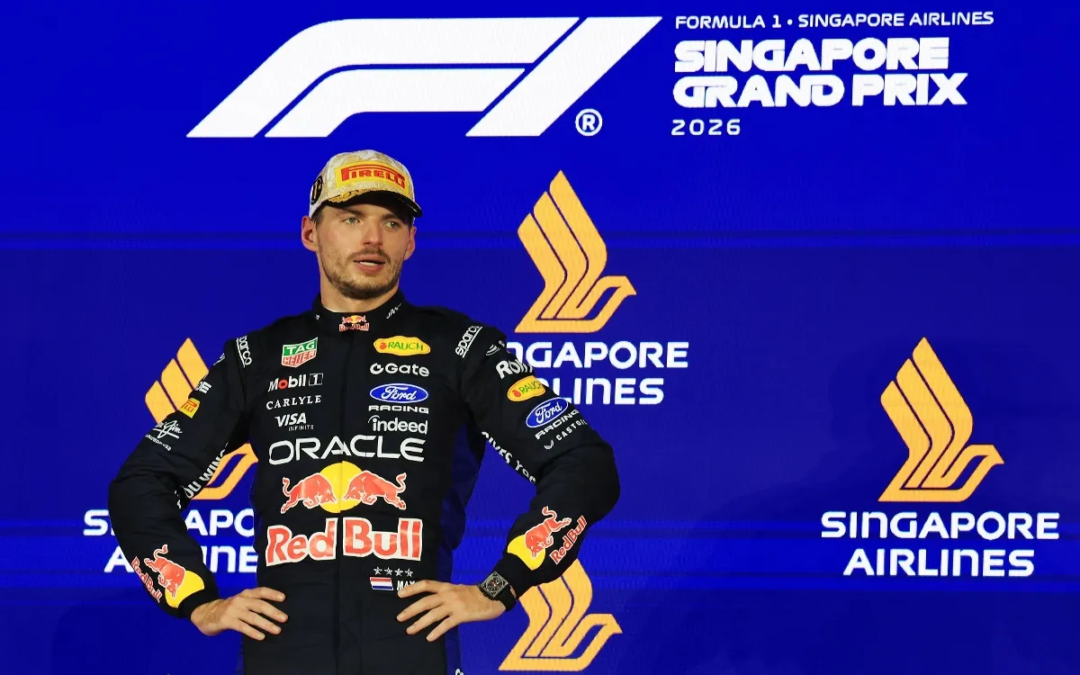 Domina Verstappen el Gran Premio de Singapur